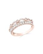 Diamond Band Ring In 14k Rose Gold, .60 Ct. T.w. - 100% Exclusive
