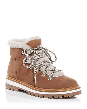 Aquatalia Women's Hadlee Weatherproof Shearling Hiking Boots