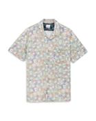 Ps Paul Smith Floral Print Regular Fit Camp Shirt