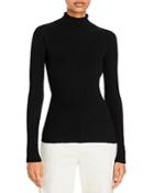 Anine Bing Clare Cotton Mock Neck Top