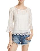 Joie Hadlee Lace Top