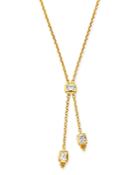 Bloomingdale's Diamond Y Necklace In 14k Yellow Gold, 0.50 Ct. T.w. - 100% Exclusive