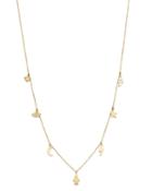 Zoe Chicco 14k Yellow Gold Mixed Diamond Charm Necklace, 18