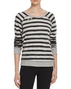 Sundry Distressed Stripe Pullover - 100% Bloomingdale's Exclusive