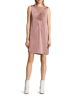 Allsaints Nuri Ruched Shift Dress