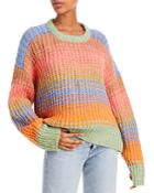 Velvet By Graham & Spencer Striped Knit Sweater