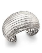 Roberto Coin Sterling Silver Ribbed Cuff Bracelet