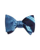 Brooks Brothers Stripes Reversible Bow Tie