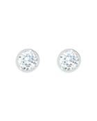 Swarovski Bezel Set Stud Earrings