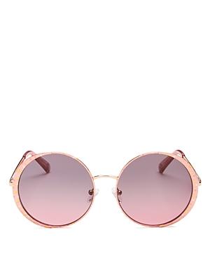 Loveshackfancy Women's Hawkins Round Sunglasses, 58mm