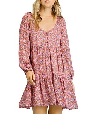 Sanctuary New Crush Floral Print Babydoll Dress