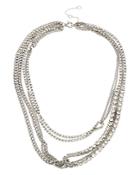 Allsaints Stone Layered Necklace, 17-20