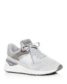 New Balance Women's X90 Perforated Suede Lace Up Sneakers