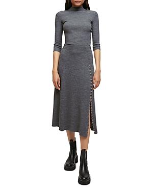Maje Ring Embellished Skirt