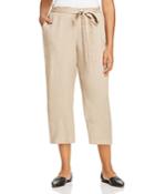 Eileen Fisher Plus Belted Lantern Cropped Pants
