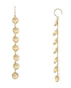 Nadri Sirena Linear Drop Earrings In 18k Gold-plated Sterling Silver