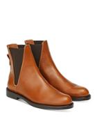 Lafayette 148 New York Women's Barrett Brown Stretch Booties
