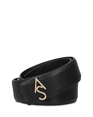 Allsaints Women's Logo Plaque Belt