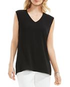 Vince Camuto V-neck Cap Sleeve Top