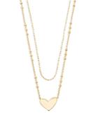 Kendra Scott Ari Heart Layered Pendant Necklace, 20-21