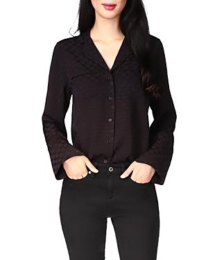 Michael Michael Kors Logo Jacquard Pajama Shirt