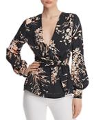 Joie Arin Floral Wrap Top