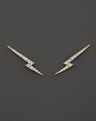 Diamond Lightning Bolt Ear Climbers In 14k Yellow Gold, .20 Ct. T.w. - 100% Exclusive