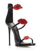Giuseppe Zanotti Women's Embellished Patent Leather High Heel Sandals