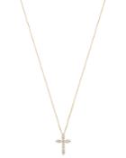 Bloomingdale's Graduated Diamond Cross Pendant Necklace In 14k Yellow Gold, 1.0 Ct. T.w. - 100% Exclusive