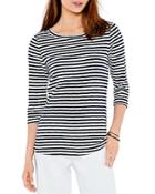 Nzt Striped Boat Tee