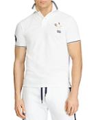 Polo Ralph Lauren Wimbledon Custom Slim Fit Mesh Polo Shirt