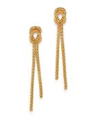 Bloomingdale's Beaded Knot Drop Earrings In 14k Yellow Gold - 100% Exclusive