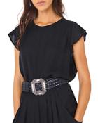 Ba & Sh July Tonal Leopard Print Top