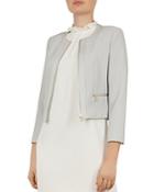 Ted Baker Reemad Cropped Textured Jacket