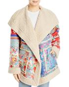 Johnny Was Anna Faux Shearling Jacket