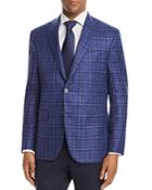 Jack Victor Plaid With Windowpane Classic Fit Sport Coat