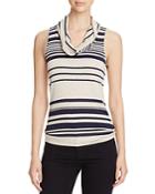 Three Dots Striped Cowl Neck Top - 100% Bloomingdale's Exclusive