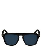 Salvatore Ferragamo Square Keyhole Bridge Sunglasses, 55mm
