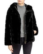 Marella Ovale Faux Fur Quilted Coat