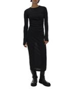 Helmut Lang Ribbed Base Midi Dress