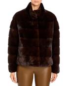 Maximilian Furs Quilted Mink Coat 100% Exclusive