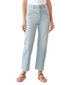 Dl1961 Jerry Cotton High-rise Straight Jeans In Springdale
