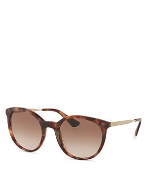 Prada Catwalk Round Sunglasses, 53mm