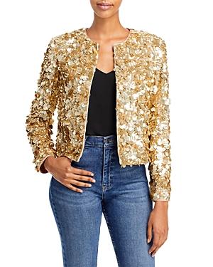 Alice And Olivia Kidman Embellished Boxy Jacket