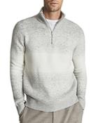Reiss Dylan Half Zip Ombre Sweater