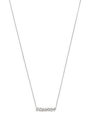 Bloomingdale's Diamond Scatter Bar Necklace In 14k White Gold, 0.25 Ct. T.w. - 100% Exclusive