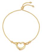 Bloomingdale's Heart Bolo Bracelet In 14k Yellow Gold - 100% Exclusive