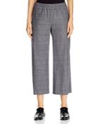 Eileen Fisher Windowpane Cropped Pants - 100% Exclusive