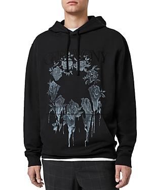 Allsaints Vincente Cotton Printed Regular Fit Hoodie