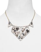 Alexis Bittar Crystal Encrusted Mosaic Lace Collar Necklace, 13